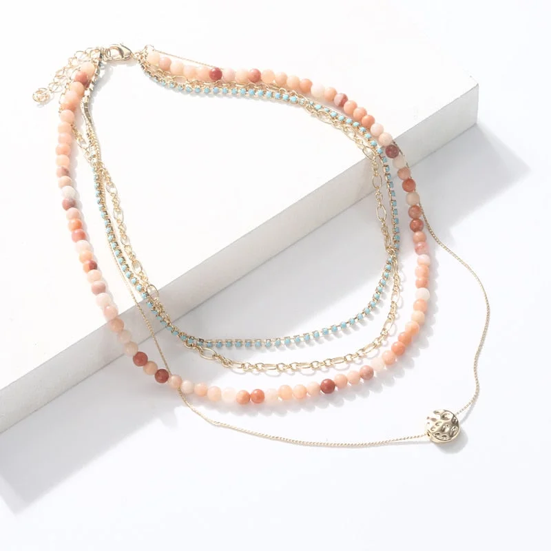 Women's mother-daughter necklaces-Spark Of Confidence Sunstone Necklace