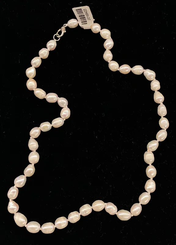 Women's fashion necklaces-17" Fresh Water Pearl Necklace