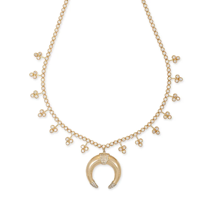 Women's Christmas necklaces-BEHATI DIAMOND NECKLACE