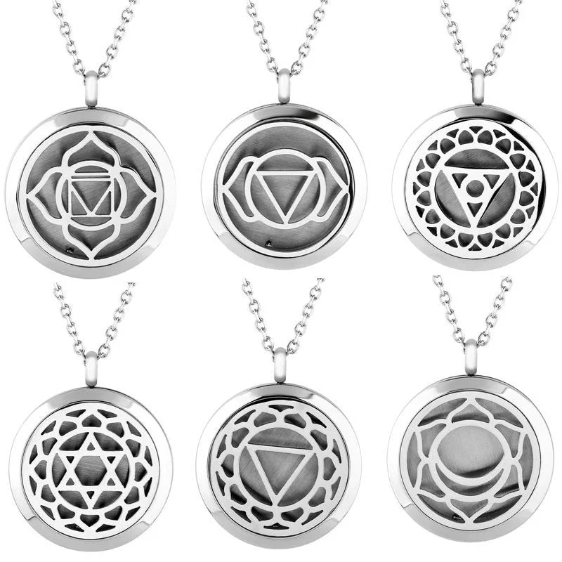 Women's minimalist necklaces-Tranquil Essence Aromatherapy Necklace