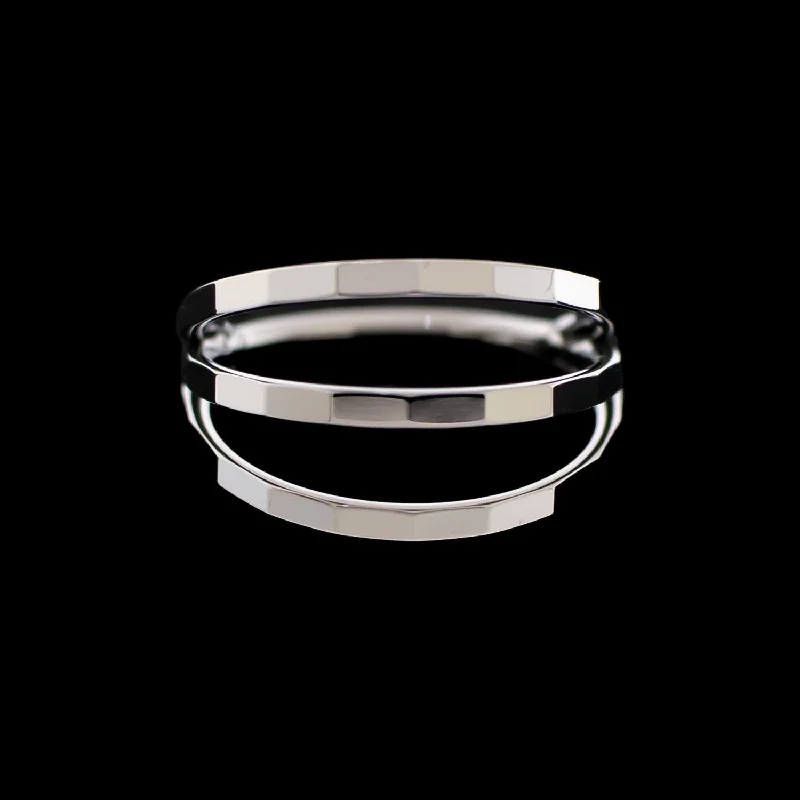 Women's Mother's Day rings-Esli - Hinged Segment Ring