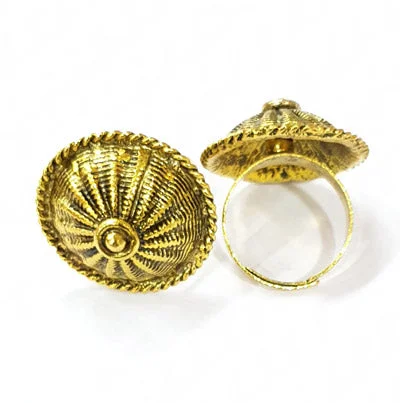 Women's gold-plated rings-Fashion Metal Ring, Sold by Per Piece