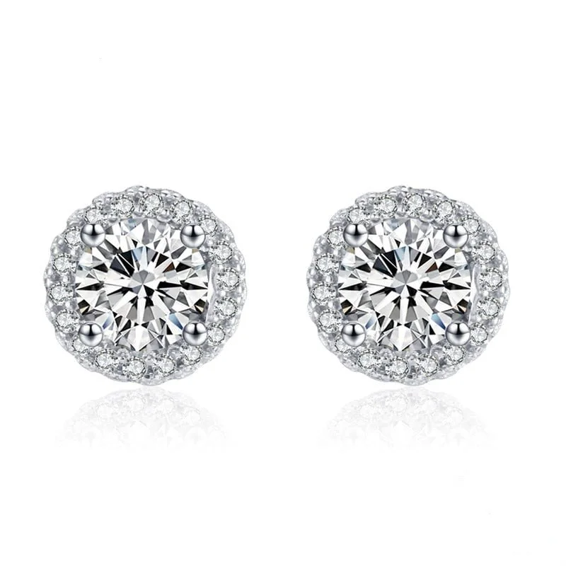 Women's birthstone earrings-Lynn Diamonds Earrings