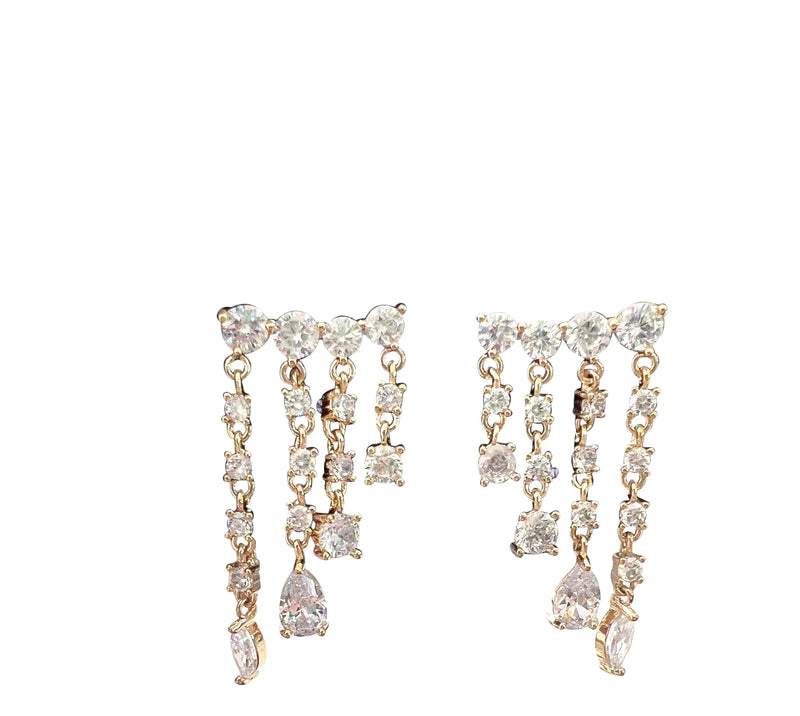 Women's diamond rings-Adriana Earring