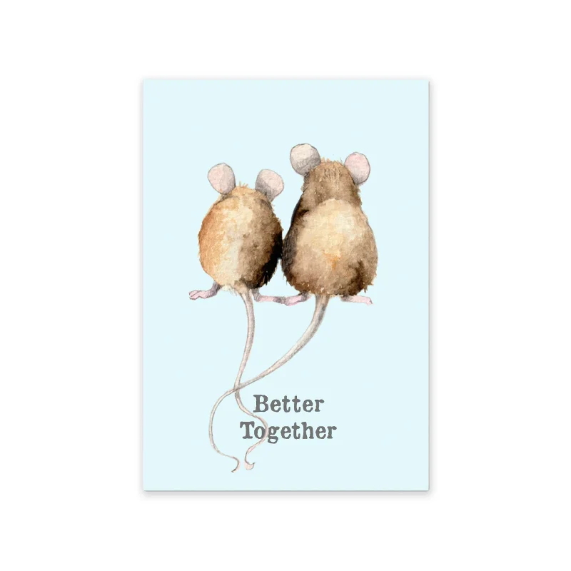 Women's investment rings-Mouse Fridge Magnet - Perfect Pairing for Your Kitchen - Mice Better Together