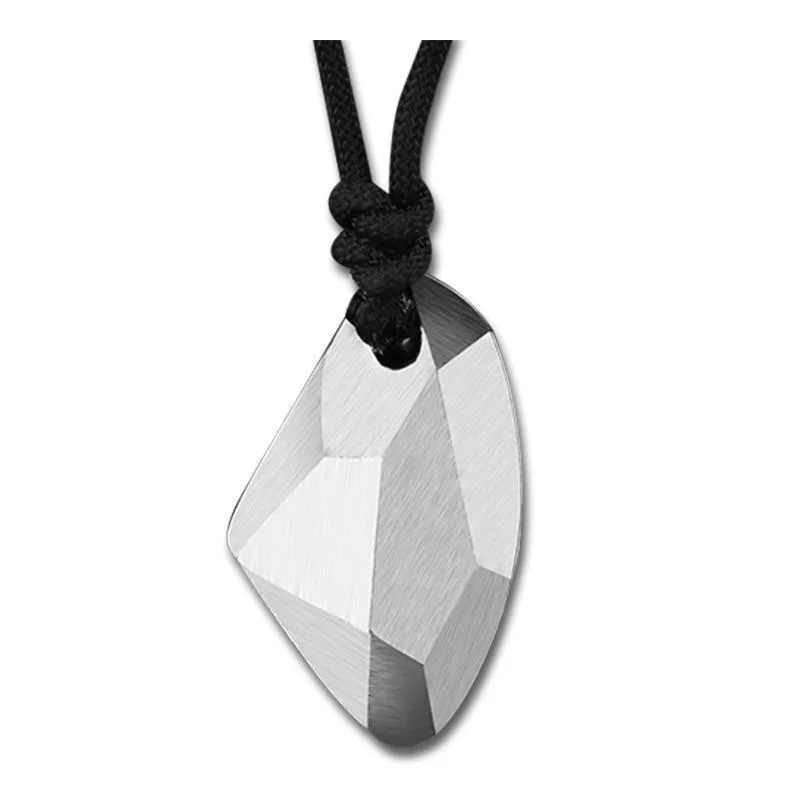 Women's formal necklaces-Sterling Silver Wishing Stone Necklace