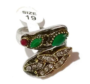 Women's eco-friendly rings-Fashion High Quality gemstone inlay ring Party wear