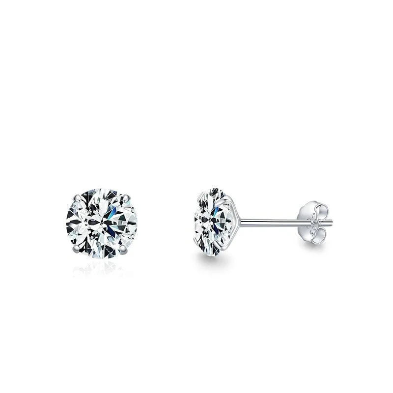 Women's alloy earrings-Kristy Zircon Earrings