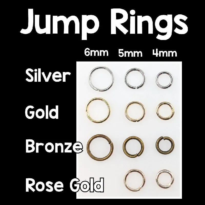 Women's modern design rings-Jump Rings (Blanks)