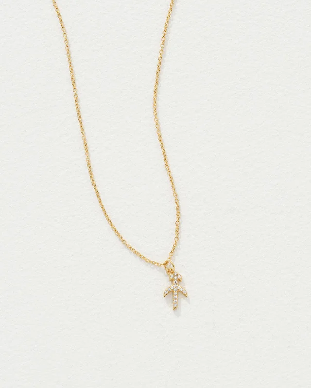 Women's star necklaces-Celestial Necklace Sagittarius