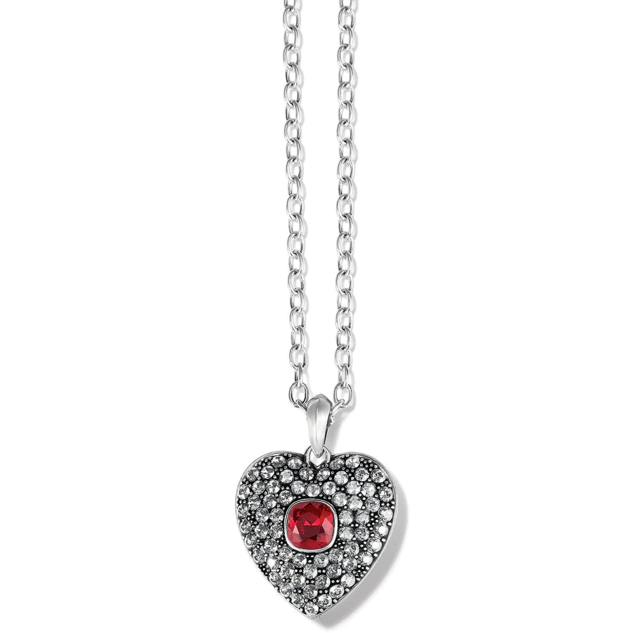 Women's bridal necklaces-Adela Heart Convertible Necklace-Siam