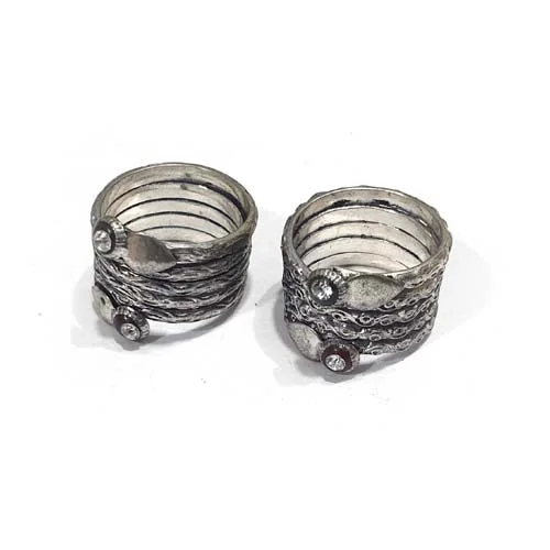 Women's wedding rings-Fashion Rings Jewellry Oxidized Sold Per Piece Pack