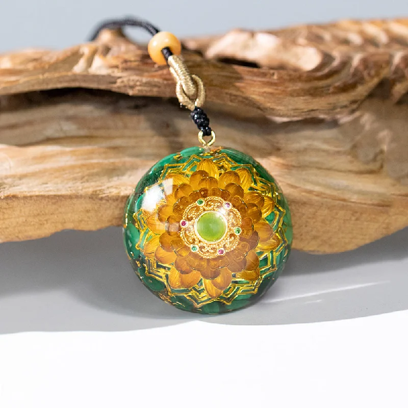 Women's diamond necklaces-Attuned Rebirth Orgone Pendant