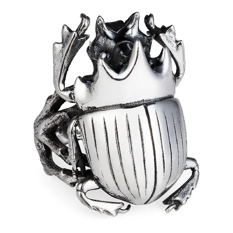 Women's astrology rings-Scarab Beetle Ring by Yasmin Everley