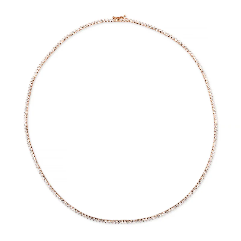 Women's luxury brand necklaces-DIAMOND SIENNA NECKLACE