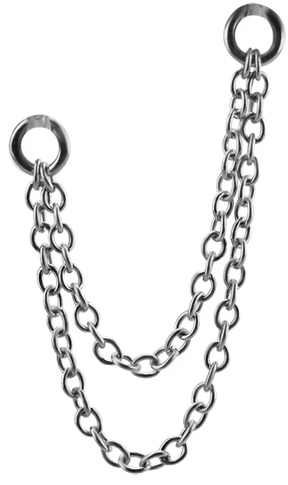 Women's gift rings-SS316L Chain for Hinged Segment Ring - CHAIN02