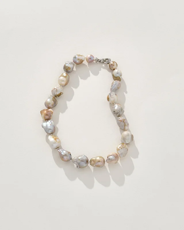 High-end women's necklaces-Keshi Strand Pearl Necklace