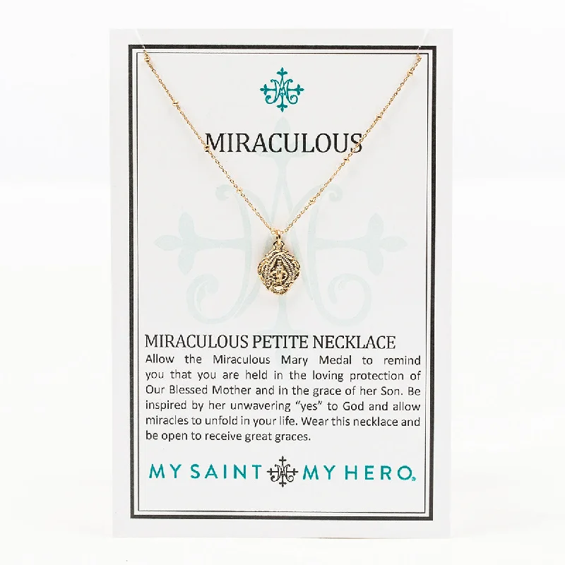 Women's formal necklaces-Miraculous Petite Necklace