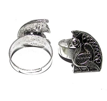 Handmade women's rings-Fashion German Silver Metal Ring, Sold by  Per Piece