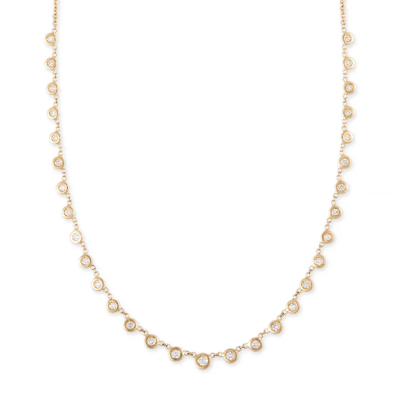 Modern women's necklaces-31 DIAMOND EMILY NECKLACE