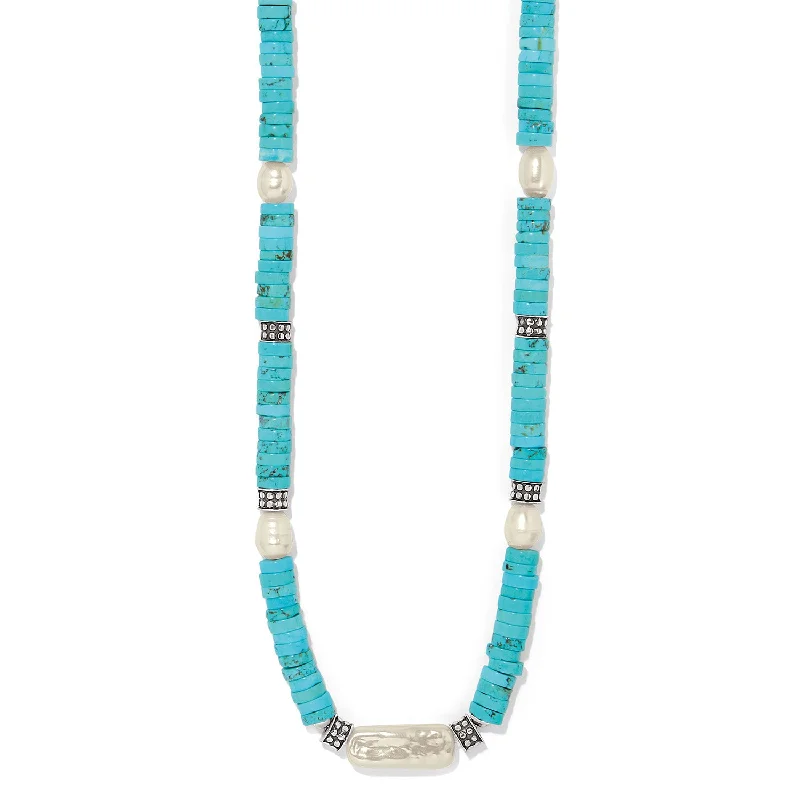 Women's statement necklaces-Pebble Pearl Coast Necklace