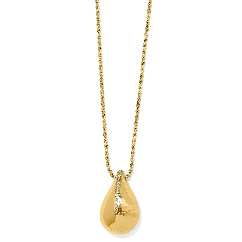 Women's photo necklaces-Gold Nile Pendant Necklace