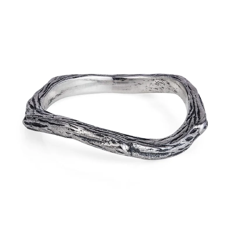 Women's custom engraving rings-Twig Ring by Yasmin Everley