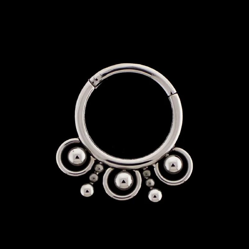 Women's anniversary rings-Uzhud - Hinged Segment Ring