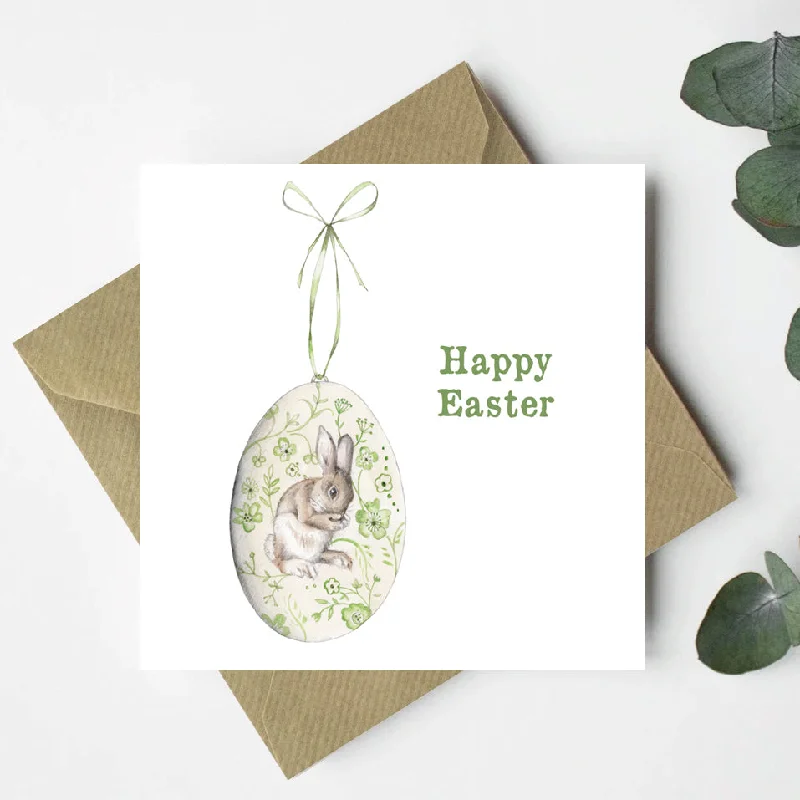 Women's family rings-Cute Easter Bunny Greeting Card - Adorable Springtime Design