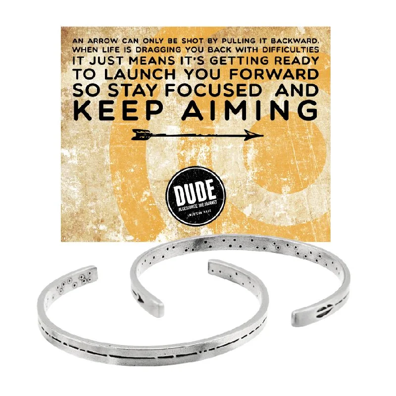 Women's sustainable bangles-Arrow DUDE Cuff Bracelet | Dude Collection