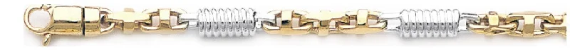 Women's K gold bangles-4.8mm Aria Link Bracelet