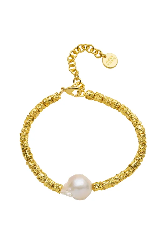 Women's K gold bangles-Liora Bracelet