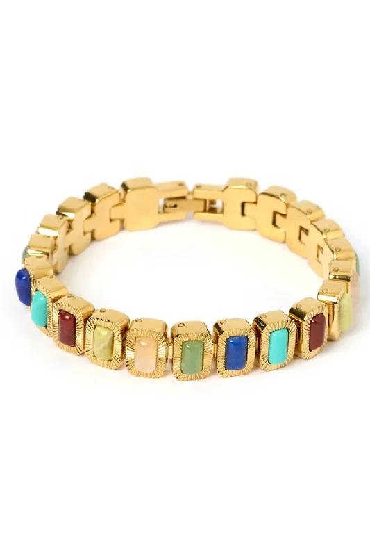 Women's formal bangles-Elkie Gold Bracelet