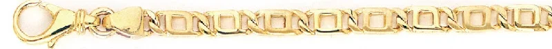 Women's gold bangles-4.6mm Dane Link Bracelet