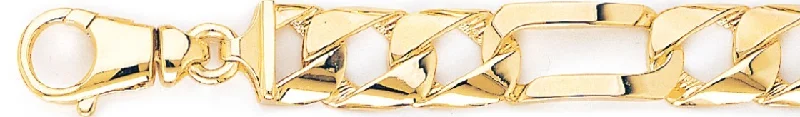 Women's everyday bangles-12.2mm Boxy Figaro Link Bracelet