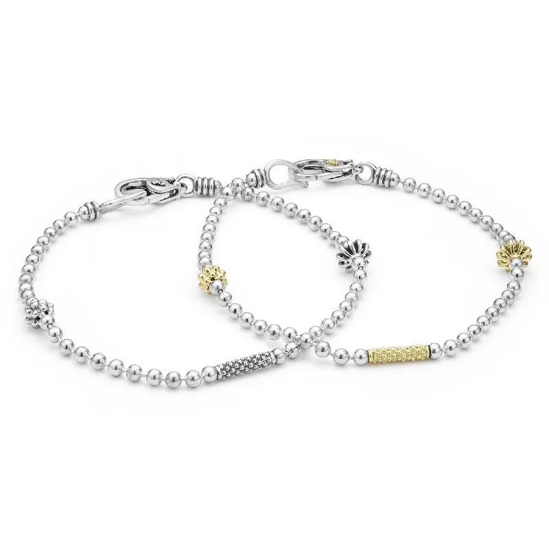 Women's sun bangles-Caviar Icon Caviar Beaded Bracelet Gift Set